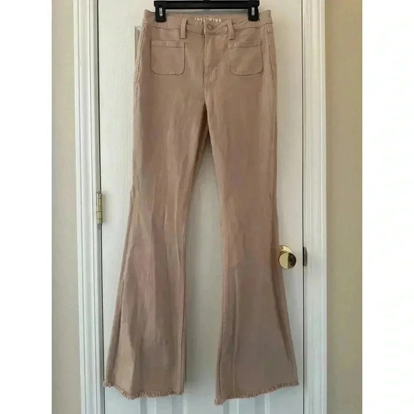 Women's Straight Leg Pants in Tan - Picture 1 of 6